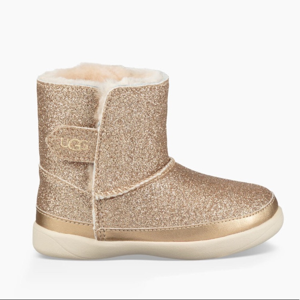 UGG Keelan Gold Glitter Boots